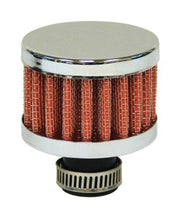 Load image into Gallery viewer, 63.SF355 Air Filter Super Flow Air Breather Mini Red Cone(Chrome Top &amp; Bottom)