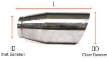 Load image into Gallery viewer, Exhaust Muffler Tip Rolled Edge Oval Slant Cut Tip 4 3/4&quot; X 3 1/2&quot; X 9&quot; X 2 1/2&quot; ID 63.T820
