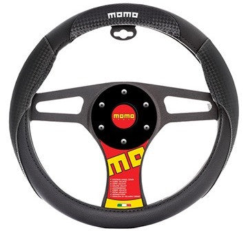 Momo Steering Wheel Cover Carbon/Black/White