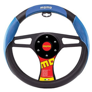 Momo Steering Wheel Cover Blue/Black/White