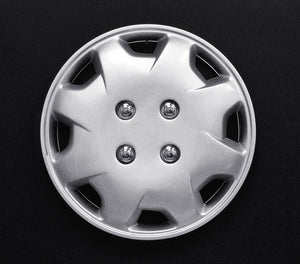 HS 45.538 Set Of 4 15" Silver Lacquer Wheel Covers