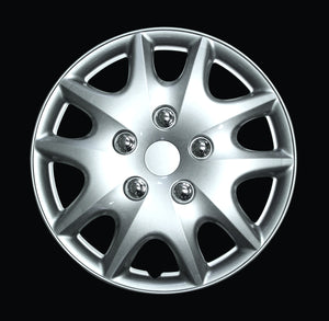 HS 45.578 Set Of 4 15" Silver Lacquer Wheel Covers