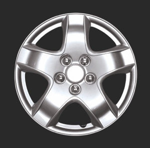 Set Of 4 14" Silver Lacquer Wheel Covers