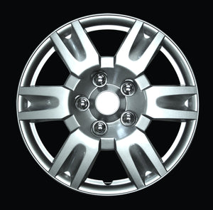 Set Of 4 16" Silver Lacquer Wheel Covers
