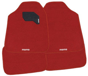 Momo Floor Mats Red 4 Piece Set