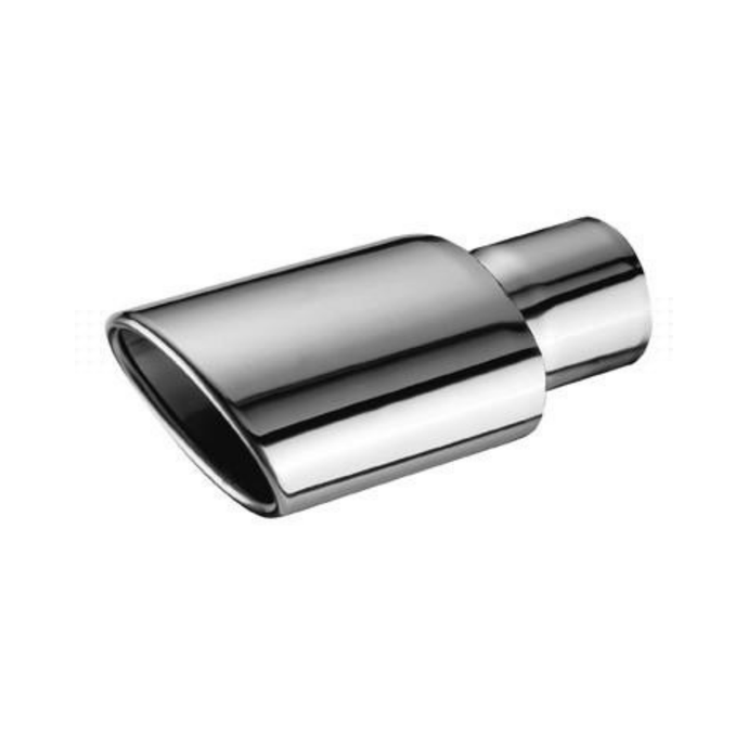 Wide Oval Rolled Edge Stainless Steel Tip